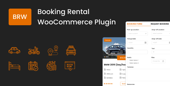 BRW - Booking & Rental Plugin WordPress for WooCommerce